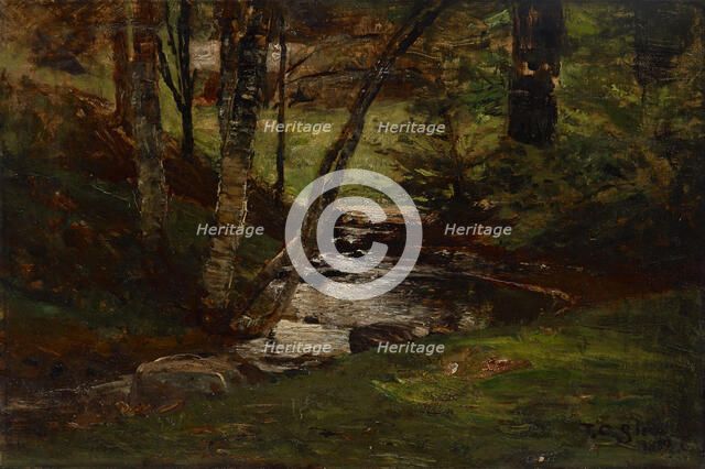 Landscape (Laura's Nook), 1889. Creator: Theodore Clement Steele.