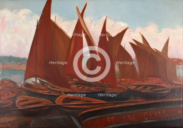 Landscape. Leça da Palmeira, 1905. Creator: Carneiro, António (1872-1930).