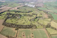 Landscape park at Courteenhall, near Northampton, Northamptonshire, 2018. Creator: Historic England Staff Photographer