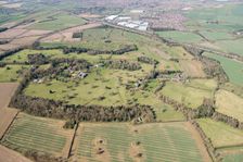 Landscape park at Courteenhall, near Northampton, Northamptonshire, 2018. Creator: Historic England Staff Photographer