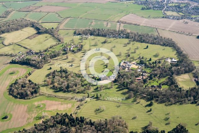 Landscape park at Courteenhall, near Northampton, Northamptonshire, 2018. Creator: Historic England Staff Photographer.