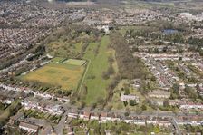 Landscape park at Canons Park, Harrow, London, 2018. Creator: Historic England Staff Photographer