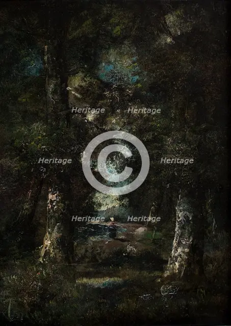 Landscape (Path in the Woods), between 1865-1870. Creator: Narcisse Virgile Diaz de la Pena.