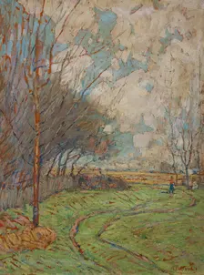 Landscape: Path to the Fields, date unknown, c1875-1935. Creator: William Forsyth