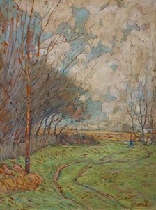 Landscape: Path to the Fields, date unknown, c1875-1935. Creator: William Forsyth