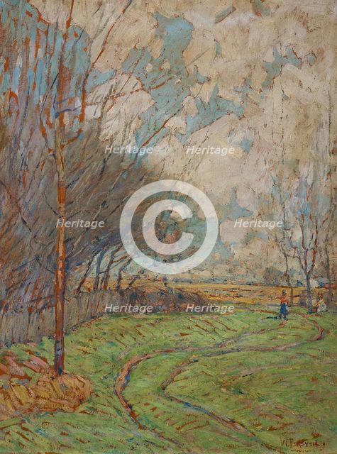 Landscape: Path to the Fields, date unknown, c1875-1935. Creator: William Forsyth.