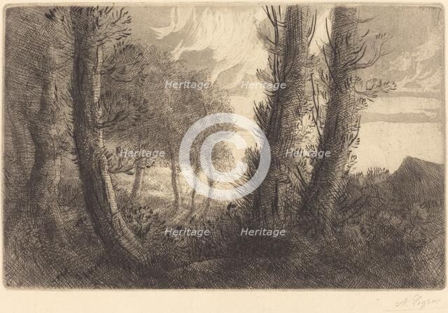 Landscape (Paysage). Creator: Alphonse Legros.