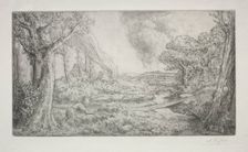 Landscape (Paysage). Creator: Alphonse Legros (French, 1837-1911)