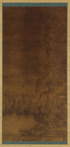 Landscape: perpendicular cliffs and rough water, 17th century. Creator: Unknown