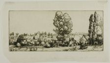 Landscape, Poigny, 1907. Creator: Donald Shaw MacLaughlan