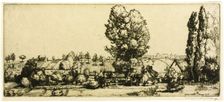 Landscape, Poigny, 1907. Creator: Donald Shaw MacLaughlan