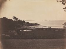 Landscape, Pride's Crossing, ca. 1856. Creator: Samuel Masury