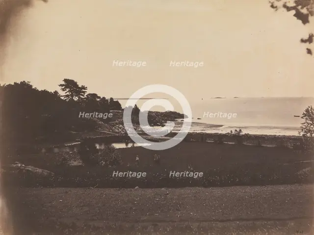 Landscape, Pride's Crossing, ca. 1856. Creator: Samuel Masury.