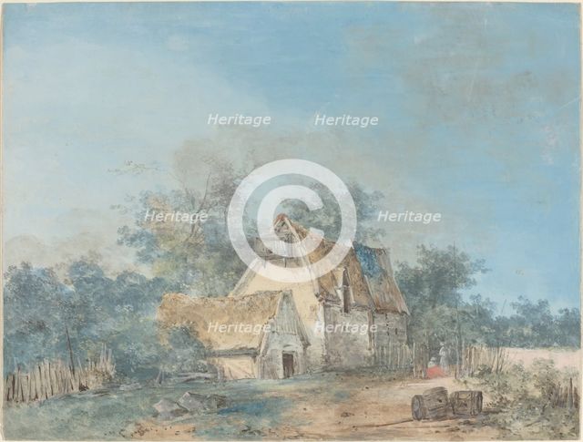Landscape, probably c. 1780. Creator: Louis Gabriel Moreau.
