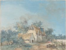 Landscape, probably c. 1780. Creator: Louis Gabriel Moreau