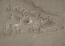 Landscape (recto); Landscape (verso), 1489-90. Creator: Perugino