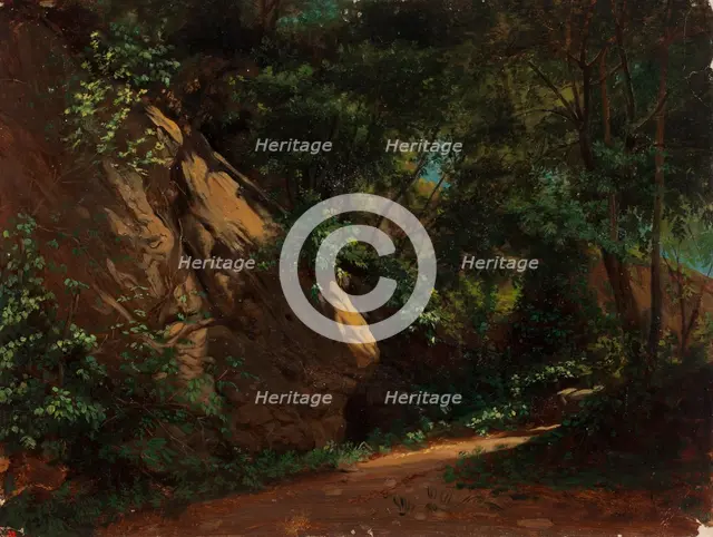 Landscape Study, 1835-1853. Creator: Nils Jakob Blommer.
