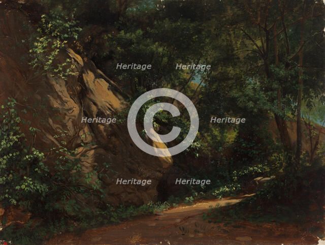 Landscape Study, 1835-1853. Creator: Nils Jakob Blommer.