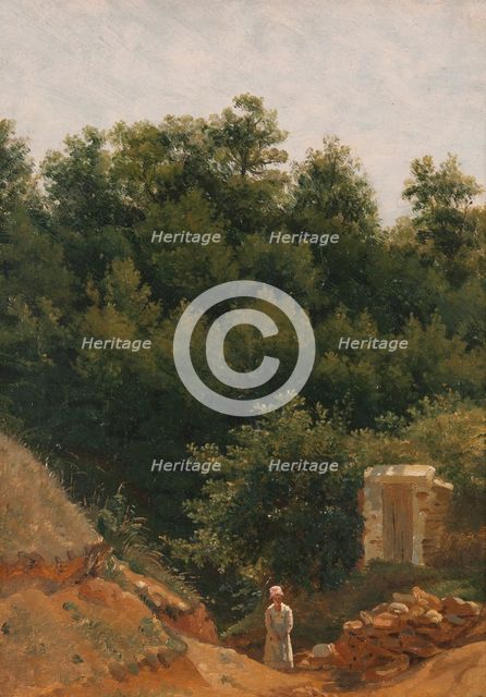 Landscape study, 1840s. Creator: Peter Christian Thamsen Skovgaard.