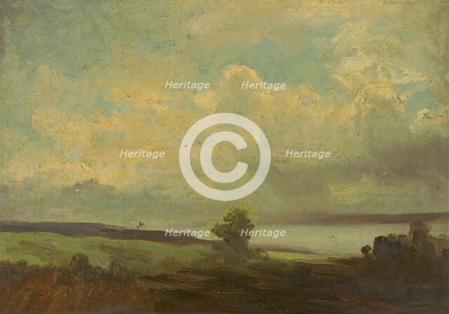 Landscape study, 1850-1870. Creator: Adolf Heinrich Lier.