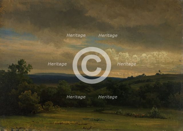 Landscape study, 1850s. Creator: Werner Holmberg.