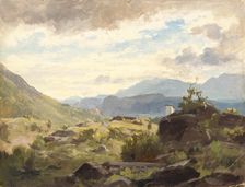 Landscape study, 1860-1900. Creator: Jan Nowopacký