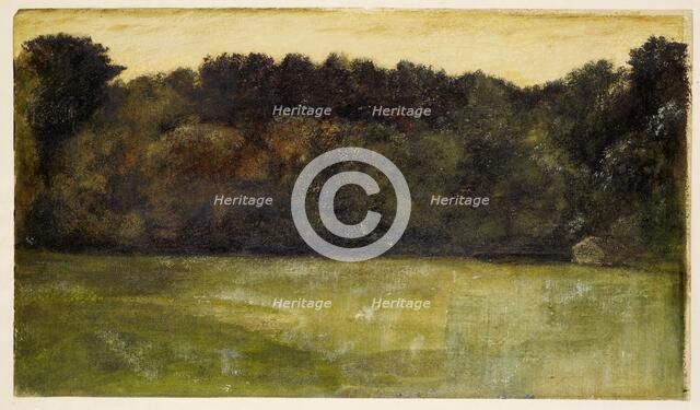 Landscape - Study, 1863. Creator: Sir Edward Coley Burne-Jones.
