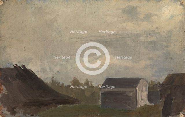 Landscape Study, 1870. Creator: Karl Emanuel Jansson.