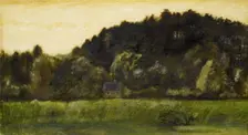 Landscape - Study, mid-late 19th century. Creator: Sir Edward Coley Burne-Jones