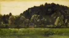 Landscape - Study, mid-late 19th century. Creator: Sir Edward Coley Burne-Jones