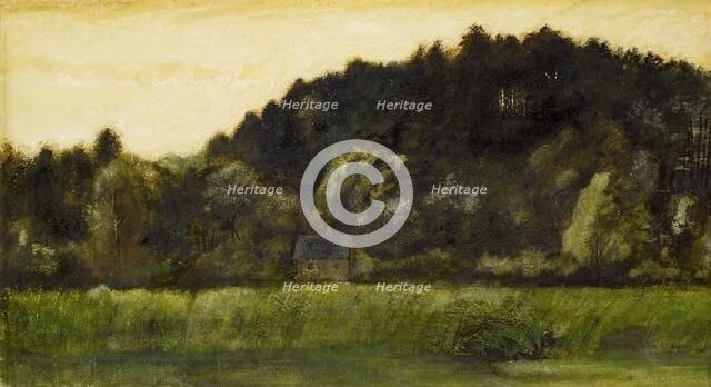 Landscape - Study, mid-late 19th century. Creator: Sir Edward Coley Burne-Jones.
