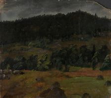 Landscape Study, c1830-1879. Creator: Knud Baade