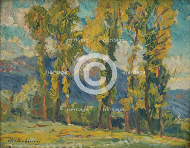 Landscape study, c1905. Creator: Alexander Kubinyi.