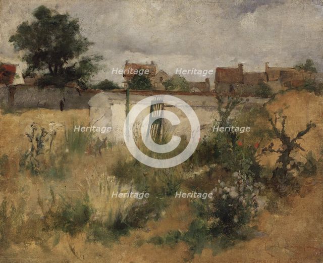 Landscape Study from Barbizon, 1878. Creator: Carl Larsson.