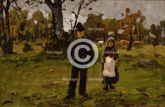 Landscape Study from Eckerö, 1884. Creator: Victor Westerholm.