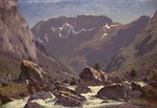 Landscape Study from Simedalen, 1849. Creator: Bernt Lund