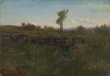 Landscape Study from the Environs of Carlsruhe, 1873. Creator: Kitty Lange Kielland