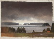 Landscape Study, Haikko in Porvoo, 1862. Creator: Magnus von Wright