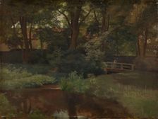 Landscape study, probably 1850s. Creator: Werner Holmberg
