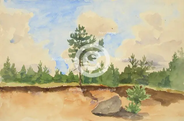 Landscape Study, Sandpit. Creator: Maria Wiik.