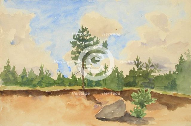 Landscape Study, Sandpit. Creator: Maria Wiik.