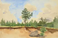 Landscape Study, Sandpit. Creator: Maria Wiik