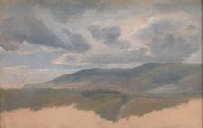 Landscape Study with Clouds, ca. 1829-31. Creator: Emile Charles Joseph Loubon