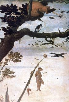Landscape scene, legend of Saint Christopher c1520-1559. Artist: Jan Mandyn