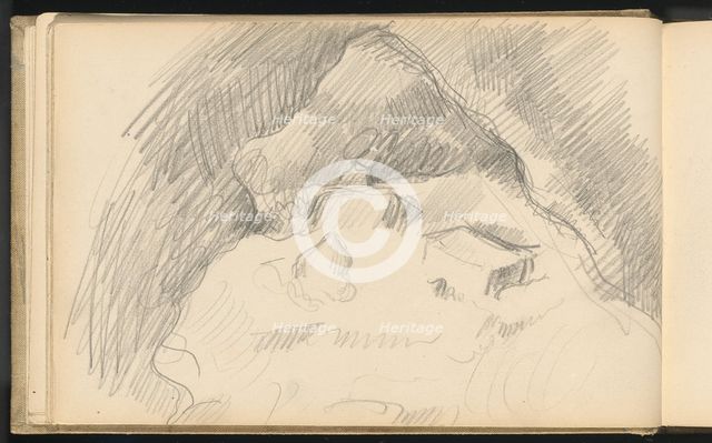 Landscape Seen from the Inside of a Cave, 1889/1892. Creator: Paul Cezanne.