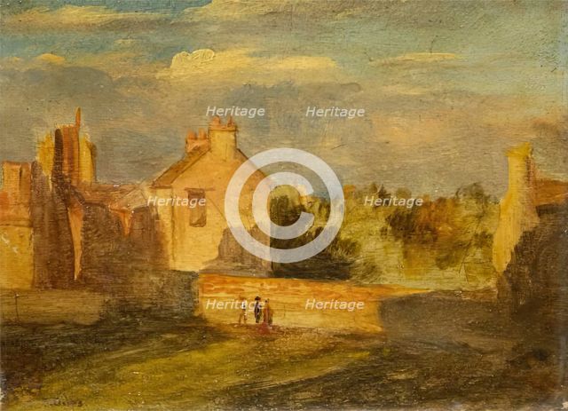 Landscape Sketch, 1850-1870. Creator: James William Giles.