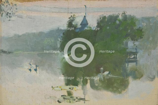 Landscape. Sketch, 1950. Creator: Stepan Yaremich.