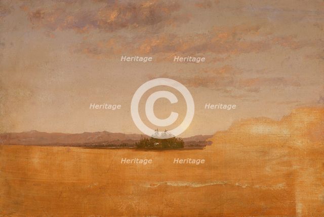 Landscape Sketch, about 1845-1847. Creator: Thomas Cole.
