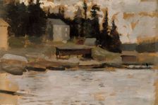 Landscape Sketch from Hamari, 1885. Creator: Albert Edelfelt