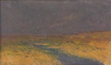 Landscape towards evening, 1910-1930. Creator: Ferdinand Katona